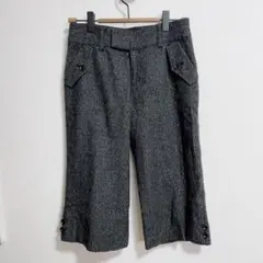 組曲　キュロットパンツ　ハーフパンツ　裏地付き　ウール混のサムネイル