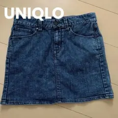 UNIQLOユニクロ　ショートスカート　ミニスカート　　デニムのサムネイル