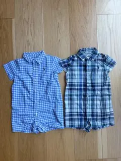 Ralph Lauren 半袖ロンパース 2枚セット 6M/9Mのサムネイル