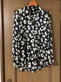 未使用　ZARA レオパード柄 オーバーシャツ
