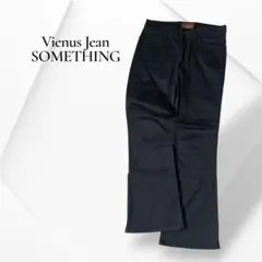 EDWINサムシング ビーナスジーンズ 29 刺繍入 平成ギャル y2K 黒