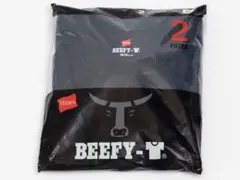 Hanes ビーフィー Tシャツ 半袖 丸首 2枚組 綿100% Mのサムネイル