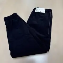 UNIQLO KIDS ブラック130 ストレッチウォームイージージョガーパンツ