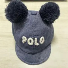 【美品】POLO 耳付きキャップ