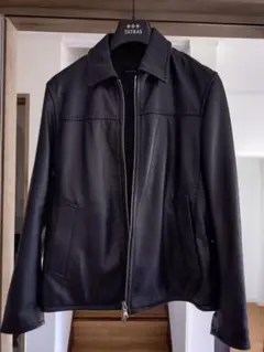 新品未使用 TETE HOMME シングルライダース ラムレザー L ブラック 中古・古着通販】TETE HOMME (テット オム) ラムレザーシングル