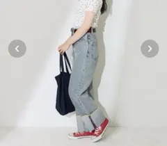 FREAK'S STORE ロールアップワイドデニム