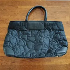 【美品】Moschino モスキーノ トートバッグ ハンドバッグ 大容量 黒