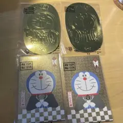 ドラえもん　ポチ袋　ぽち袋　お年玉袋　4セット　金色　ゴールド