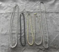 大放出！おまとめパールネックレス等5点セット