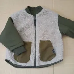 キッズ　ボアキルティングリバーシブルジャケット110cm