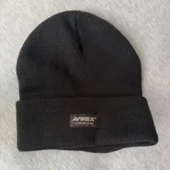 AVIREX ブラック ニット帽　ビーニー
