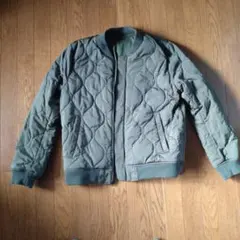 RAGEBLUE MA-1キルトリバーシブルジャケット オリーブグリーン　L