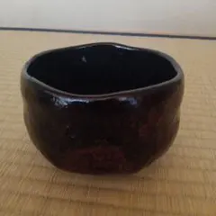 瀬戸黒　茶碗　無銘　引出黒　織部黒　骨董　古玩 瀬戸黒 茶碗 無銘 引出黒 織部黒 骨董 古玩 - メルカリ