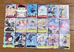 一番くじ ONE PIECE I賞 カードデザイン ステッカー セット18枚。