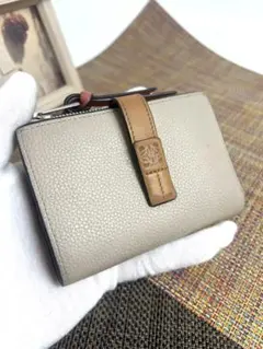 【極美品】限定カラー Loewe スリムジップ バイフォールドウォレット ロエベ財布スリムジップ バイフォールド ウォレット