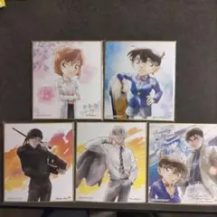 名探偵コナン ミニ色紙 色紙art 5枚セット
