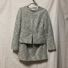 更にシーズンお値下げ⭐︎卒業式入学式　PLST ツィード調スーツサイズS