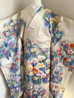 絽 付下げ訪問着 上品　菖蒲❤️洗える着物 夏着物 絽 付下げ訪問着 上品 菖蒲❤️洗える着物 夏着物 - メルカリ