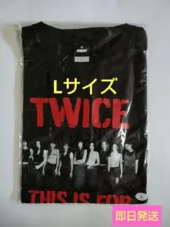 新品未開封 TWICE ツアー Tシャツ TZUYU Mサイズ ② T-SHIRT〈BLACK〉【M】/ TZUYU / TWICE『THIS IS FOR』 – JYP