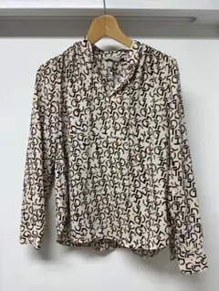 H&M ロゴプリント 長袖シャツ S