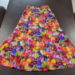 GU mika ninagawa 花柄ロングスカート XL - メルカリ