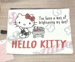 サンリオ　サンリオキャラクターズ　ハローキティ フラットポーチ　しまむら