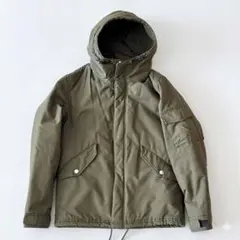 nano universe フード付きブルゾン (カーキ、Sサイズ)