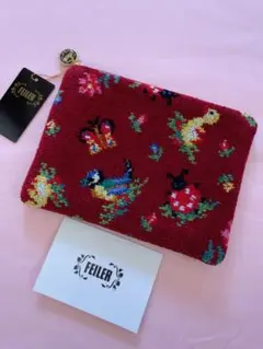 フェイラー　ハイジ　ノーブルローズ　フラットポーチ