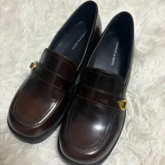 CHARLES & KEITH ローファー ダークブラウンのサムネイル
