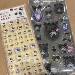 ハローキティ サンリオ　正規品　タイルシール　クロミ　ストーンシール　キラキラ