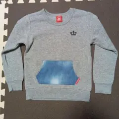 ベビードール　裏起毛トレーナー　120cm