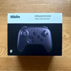 8BitDo　64　Bluetooth　コントローラー　ブラック