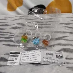 原神　めじるしアクセサリー　草　氷　炎　3種セット