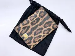 ドルチェ＆ガッバーナ　ロゴプレート　レオパード　パスポートケース　カードケース