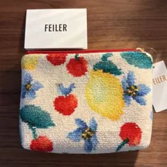 【新品タグ付き】FEILER CHERISH YOU 舟型ポーチのサムネイル