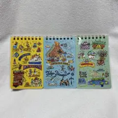 東京ディズニーリゾート　メモ帳　3点セット