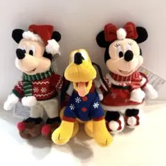 ディズニークリスマス2024 ぬいぐるみバッジ