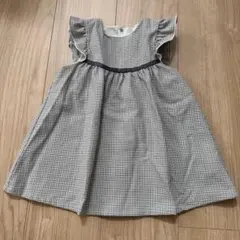 【美品】bebe reduction 千鳥格子柄 ワンピース 80-90のサムネイル
