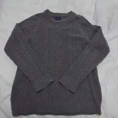 BEAMS ケーブルニットセーター L