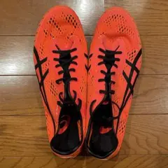陸上スパイクシューズ　asics スパイク袋付き