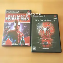 アルティメット スパイダーマン、スパイダーマン3のセット　PS2