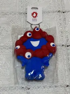 大阪・関西万博 2025公式キャラクター ミャクミャクのシリコンキーホルダー