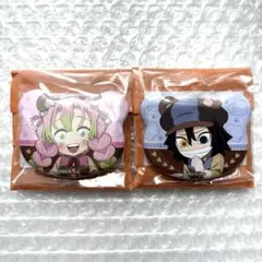 鬼滅の刃　実りの秋まつり 2025 ランダムくま缶バッジ　伊黒小芭内　甘露寺蜜璃