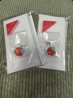 メルカリ ロゴ 目印チャーム 2個セット