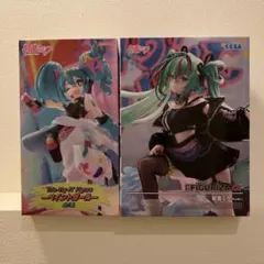 初音ミク フィギュア 2点セット　ペイントガール　FIGURIZMα punk