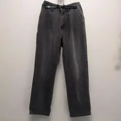 【美品】ハニーサックルローズ ノビノビインタックテーパードパンツ デニム Sのサムネイル