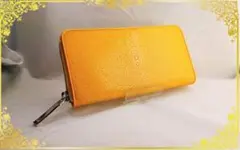 ★値下げ継続中★【新品・高級品】ガルーシャ長財布　ポリッシュ　イエロー ☆値下げ継続中☆【新品・高級品】ガルーシャ長財布 ポリッシュ