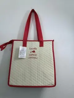 LUPICIA 保冷バッグ アイボリー/レッドのサムネイル