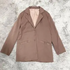 エムズエキサイト Emsexcite テーラードジャケット レディース ブラウン