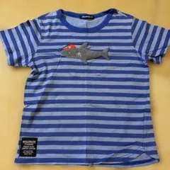 moujonjon ボーダー サメ Tシャツ 120cmのサムネイル